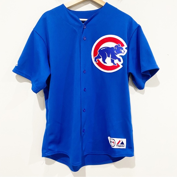 MAJESTIC Vintage Sammy Sosa Cubs Jersey Cubbies Blue Size XL - Picture 2 of 8
